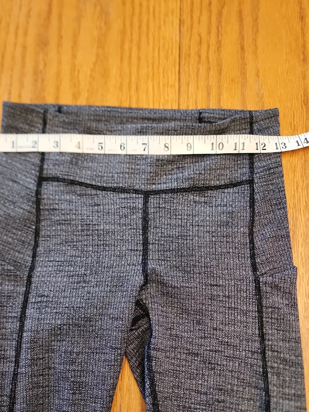 lululemon athletica Dark Charcoal Heather High-Rise Leggings with Side Pockets